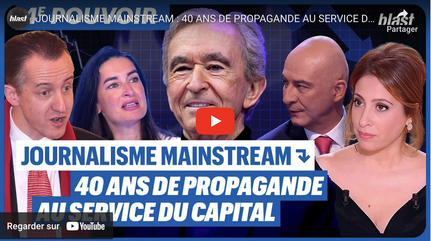 JOURNALISME MAINSTREAM : 40 ANS DE PROPAGANDE AU SERVICE DU CAPITAL. Un reportage de Blast/Acrimed