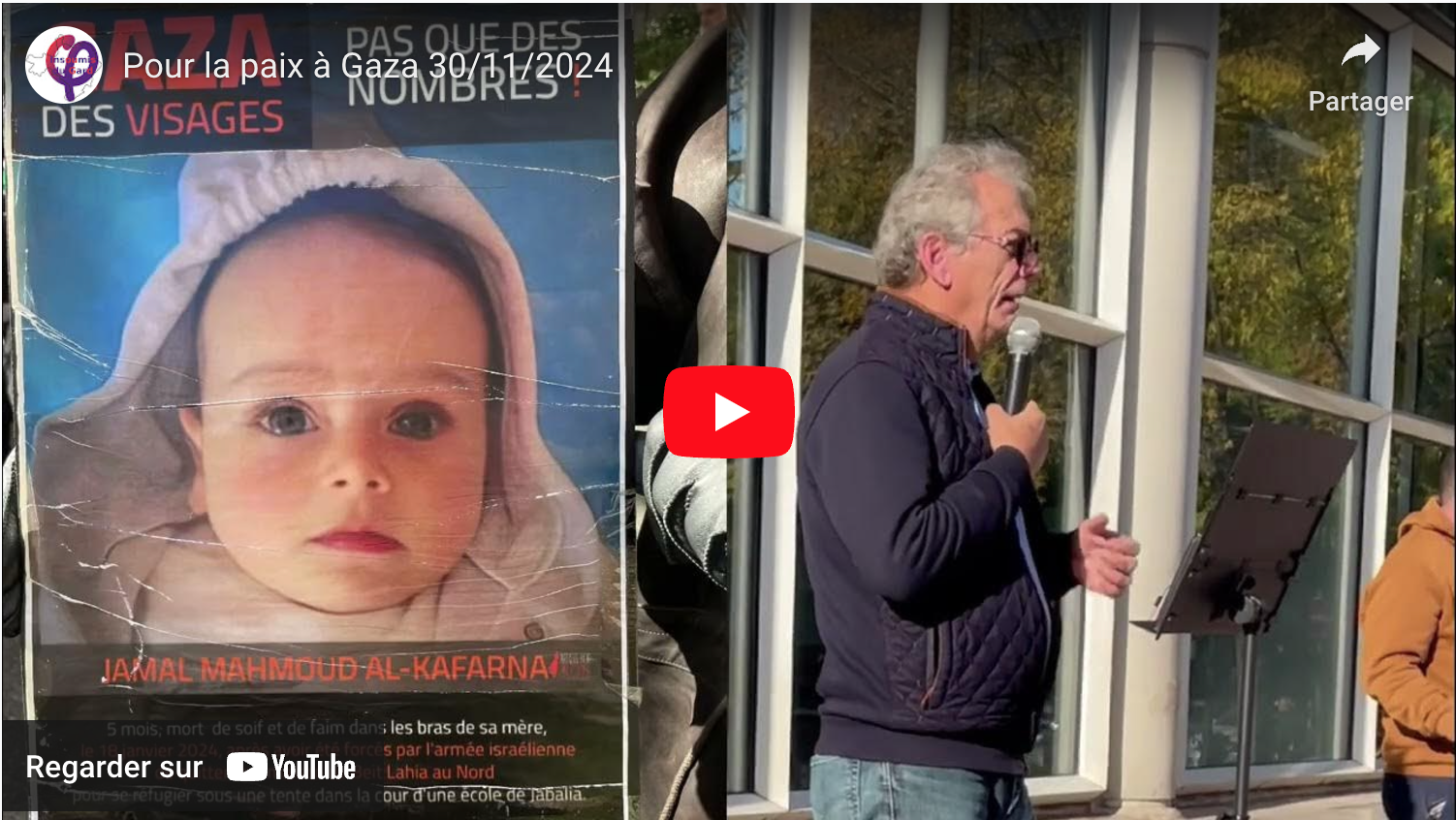 Pour la paix à Gaza 30/11/2024