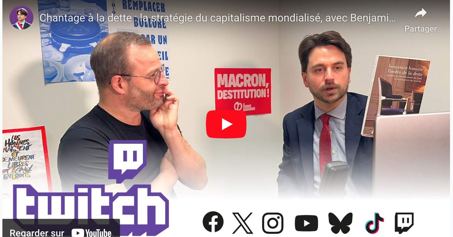 Chantage à la dette : la stratégie du capitalisme mondialisé, avec Benjamin Lemoine, chercheur CNRS