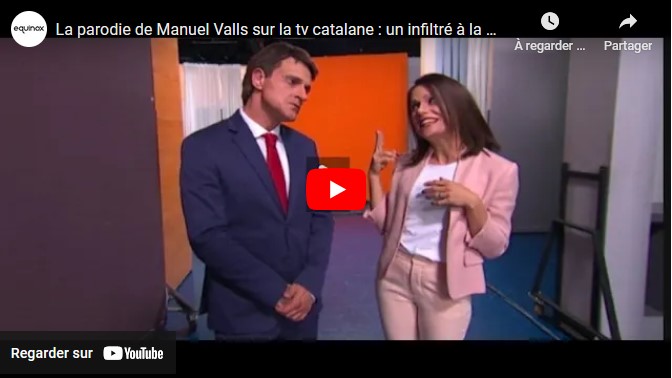 La parodie de Manuel Valls sur la TV catalane