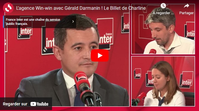 L’agence Win-win avec Gérald Darmanin !