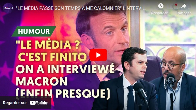 “Le média passe son temps à me calomnier” l’interview de Macron (enfin presque) tourne mal