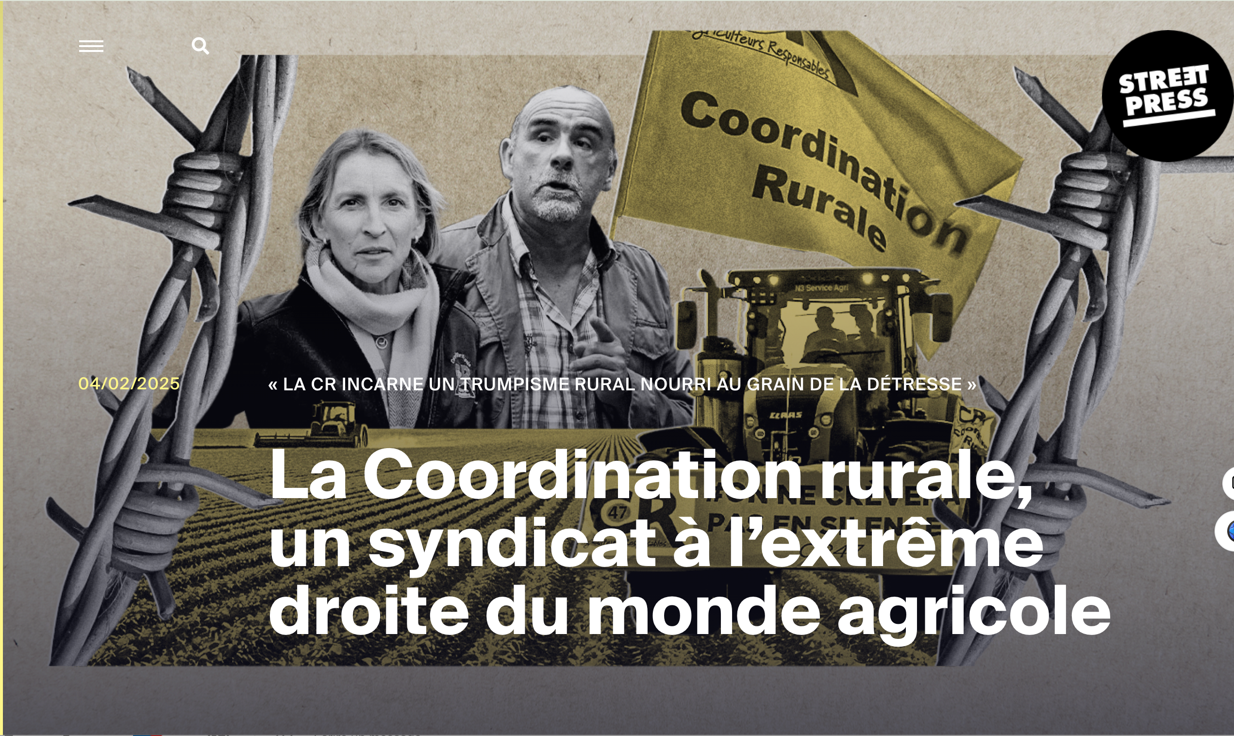 La Coordination rurale, un syndicat à l’extrême droite du monde agricole