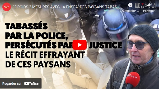 “2 poids 2 mesures avec la FNSEA”