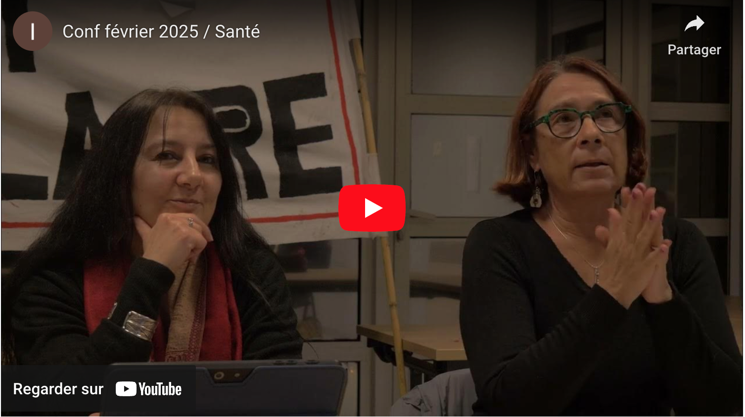 Notre bien commun, le droit à la santé. 7 février 2025. St Mathieu de Trèviers