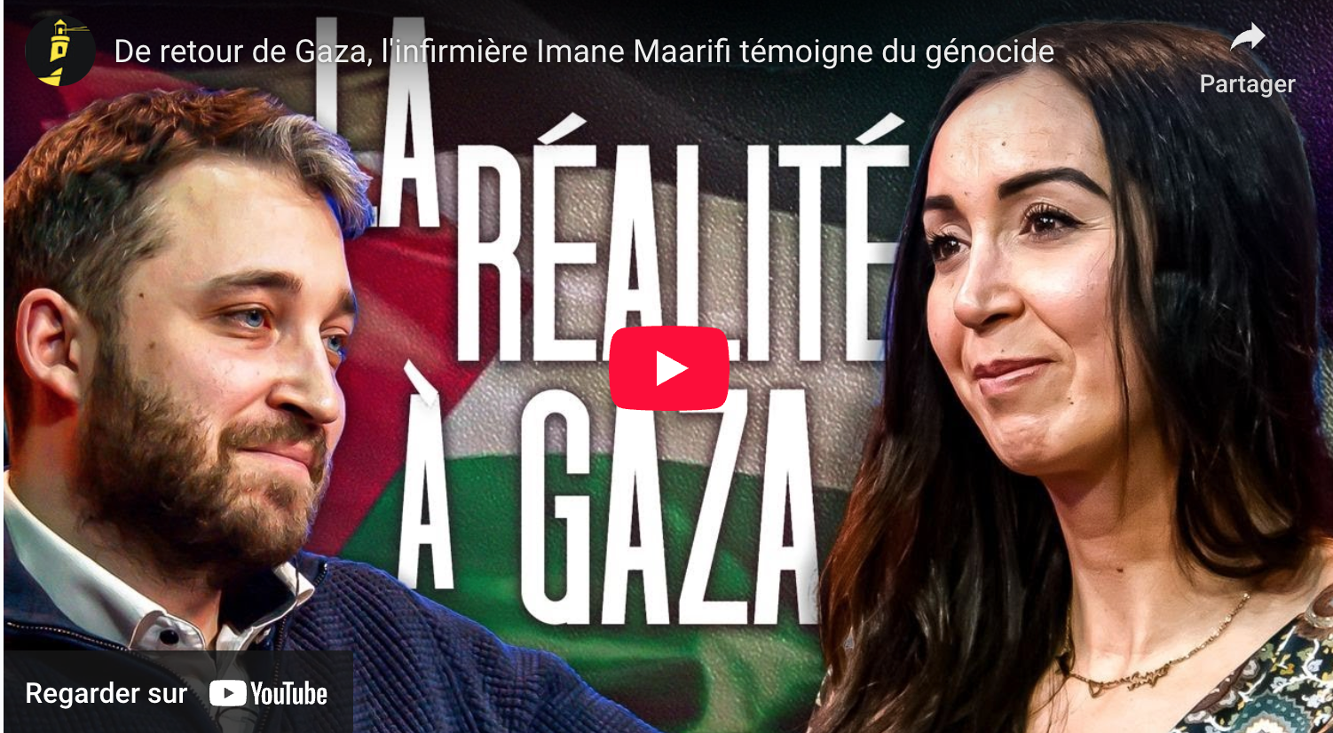 De retour de Gaza, une infirmière témoigne du génocide