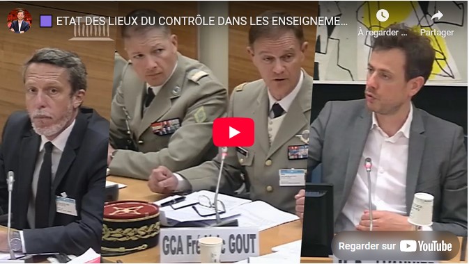 Etat des lieux du contrôle dans les enseignements agricole et militaire