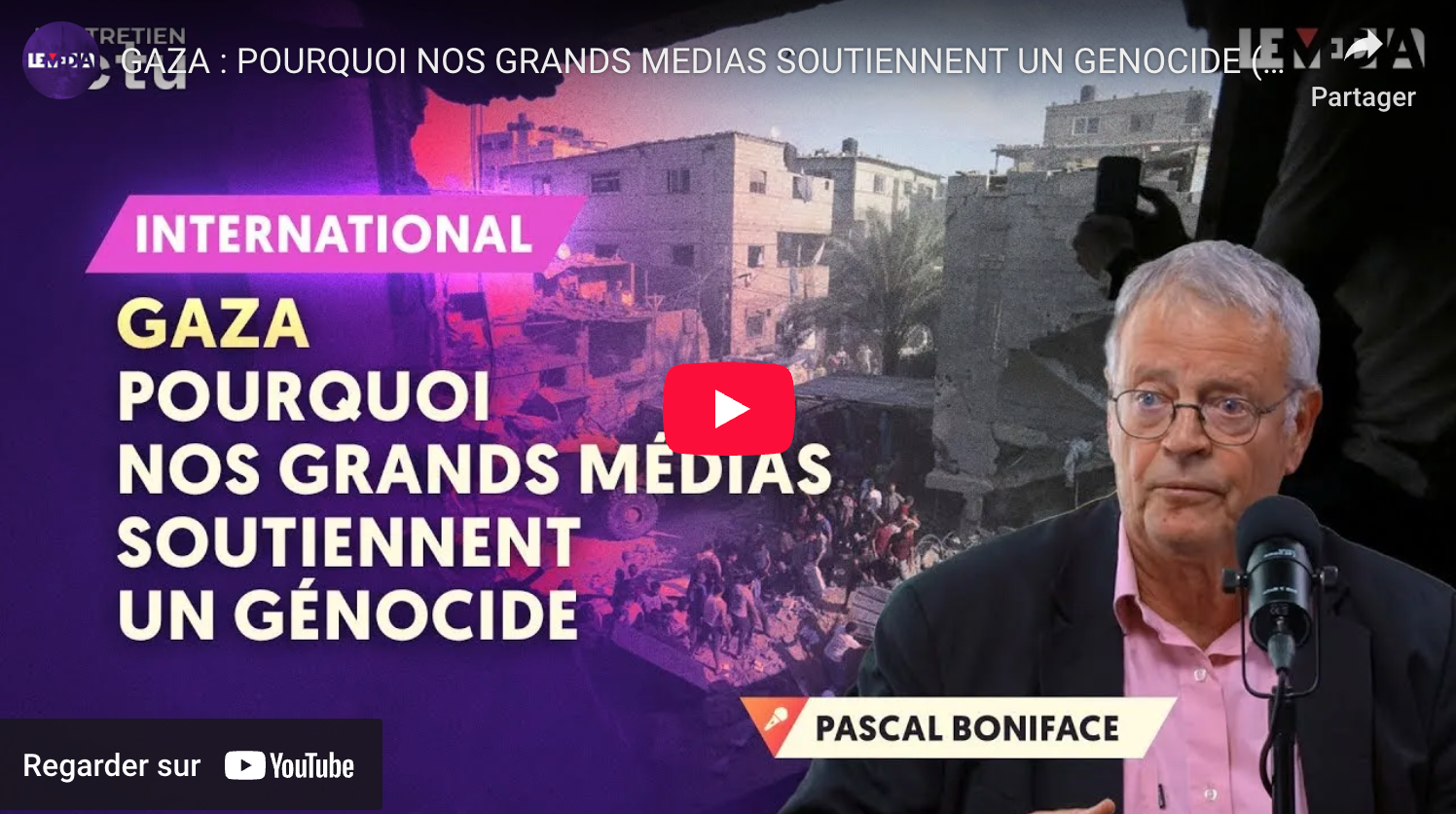 Gaza : pourquoi les  medias mainstream soutiennent un genocide