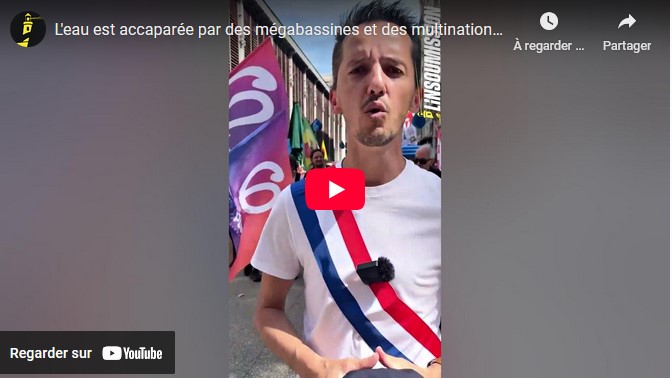 L’eau est accaparée