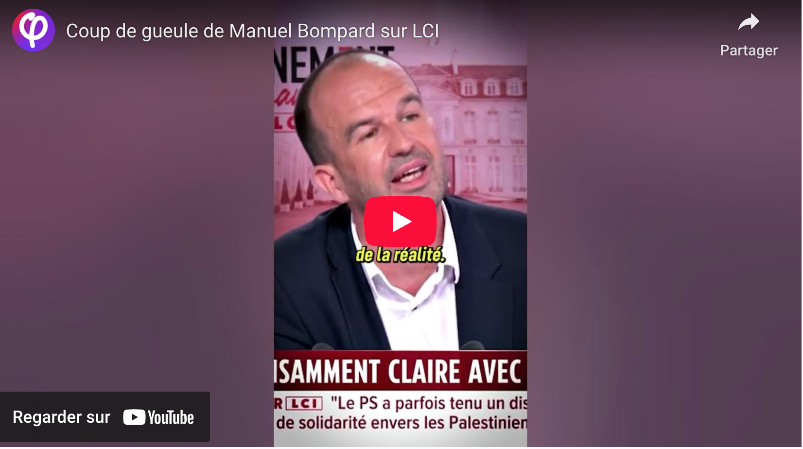 Coup de gueule de Manuel Bompard