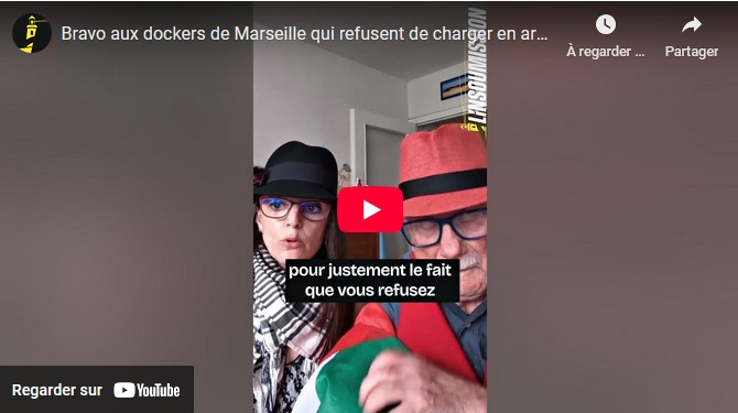 Bravo aux dockers de Marseille