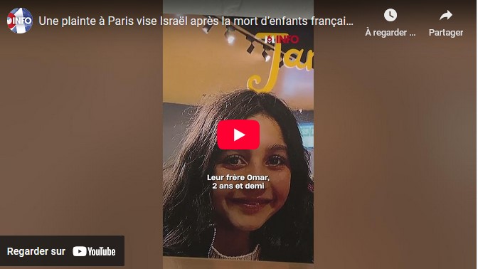 Enfants français morts à Gaza