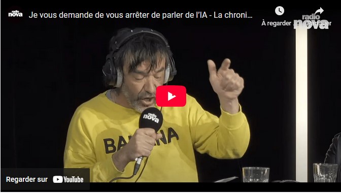 Je vous demande de vous arrêter de parler de l’IA