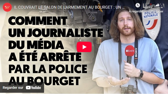 Un journaliste du média arrêté par la police