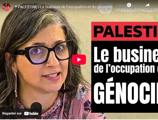 Palestine | Le business de l’occupation et du génocide