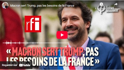 Macron sert Trump, pas les besoins de la France