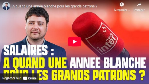 A quand une année blanche pour les grands patrons ?