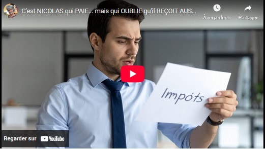 C’est Nicolas qui paie…mais qui oublie qu’il reçoit aussi !