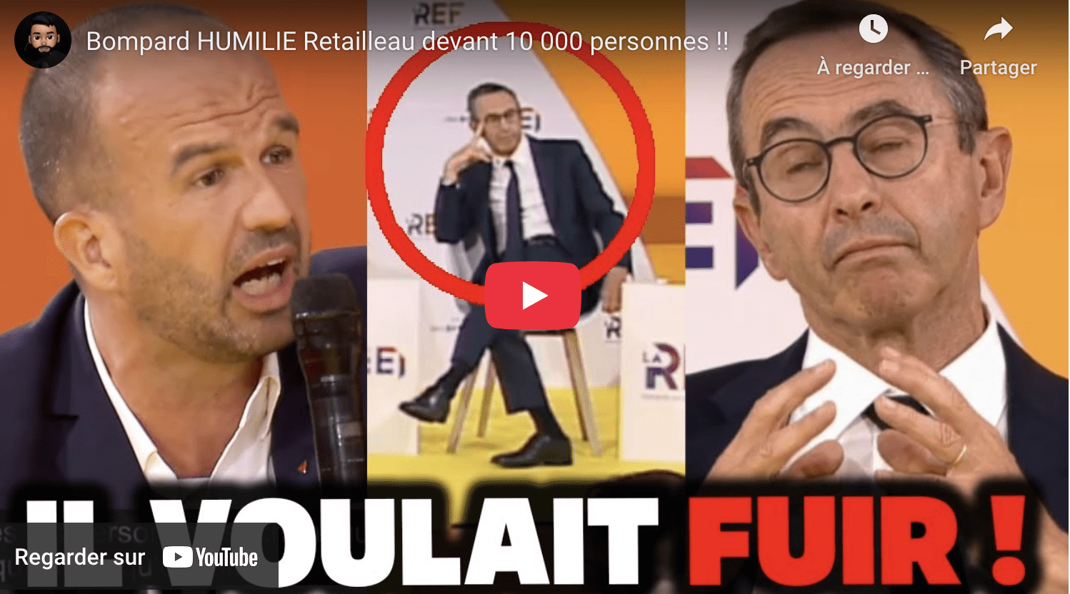 Bompard humilie Retailleau