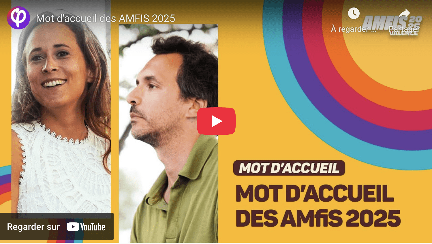 mot d'accueil