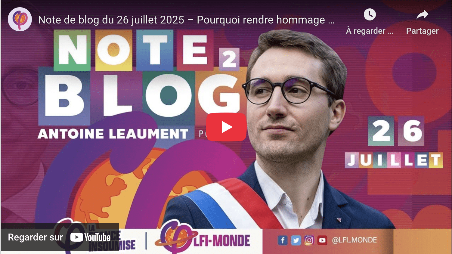 rendre hommage
