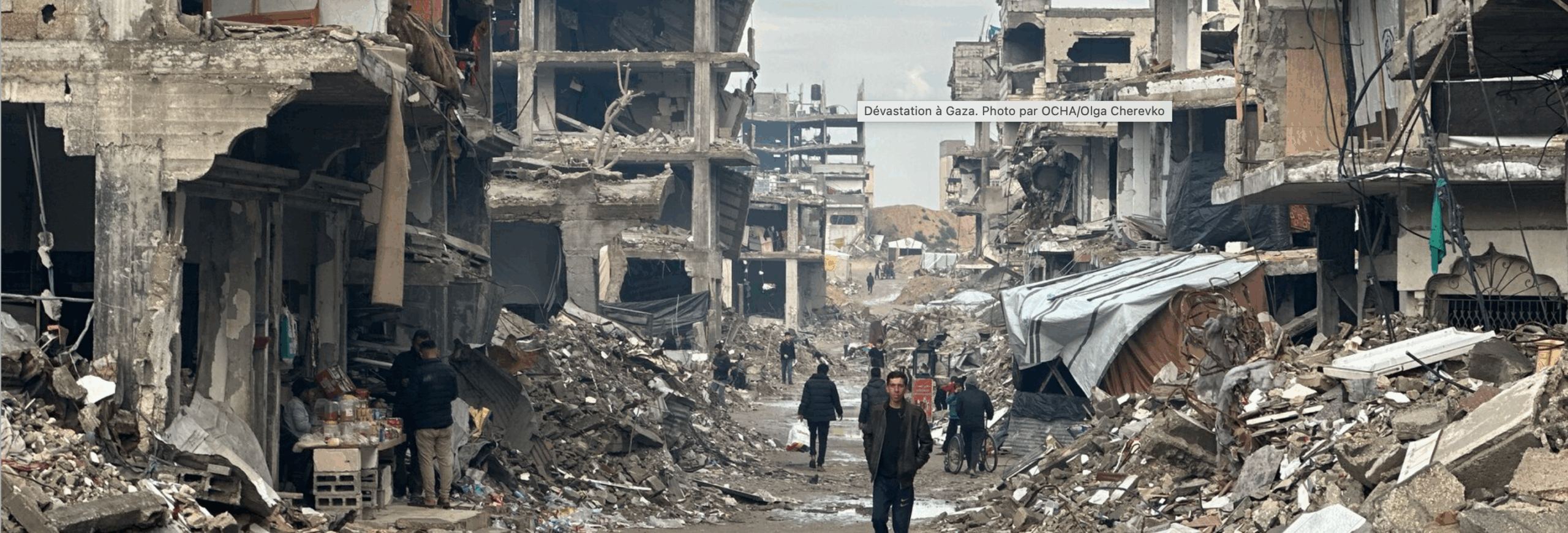 L’enfer de Gaza, Olga Cherevko, porte-parole de l’Organisation des Affaires Humanitaires de l’ONU