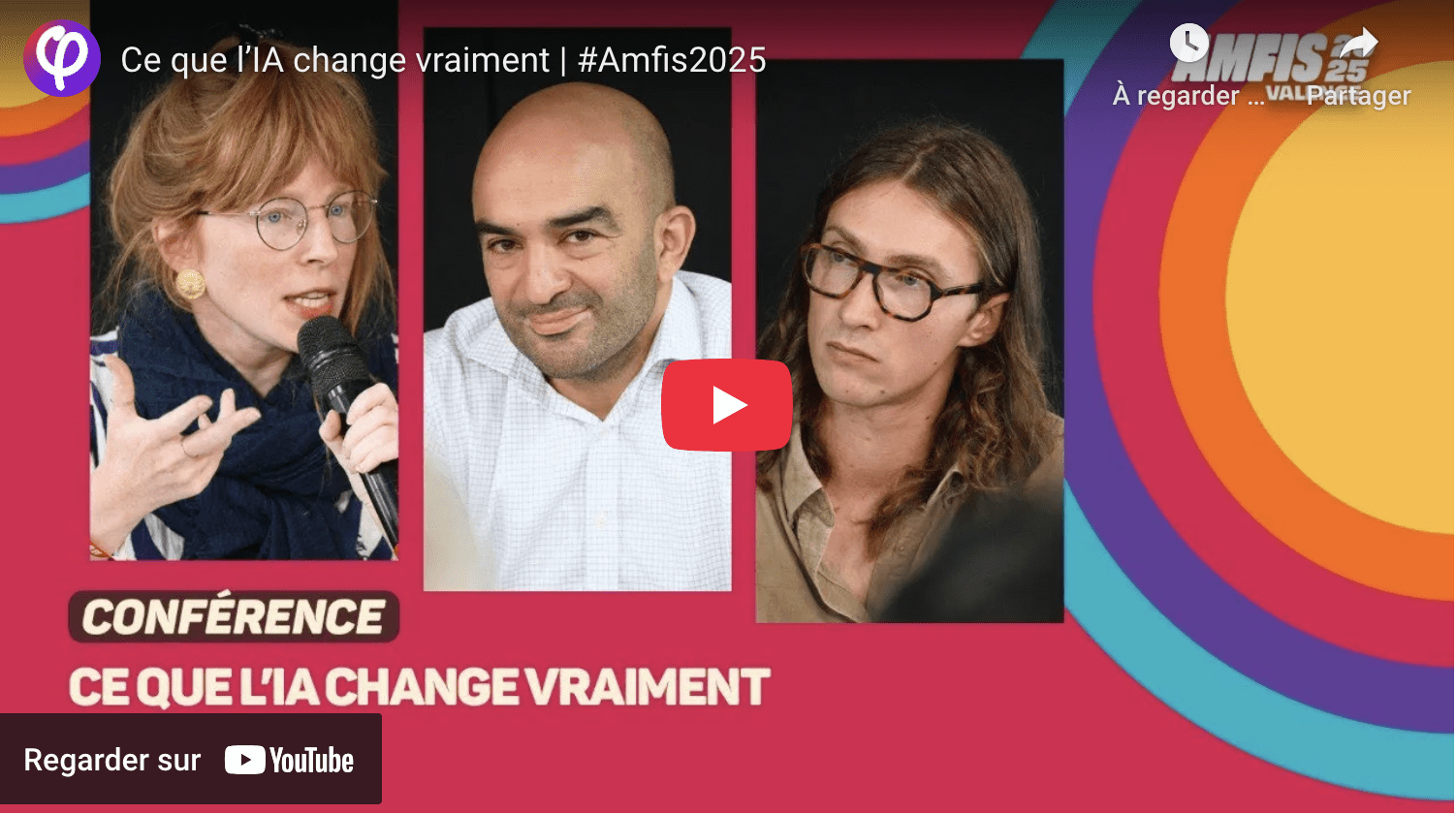 Ce que l’IA change vraiment | #Amfis2025