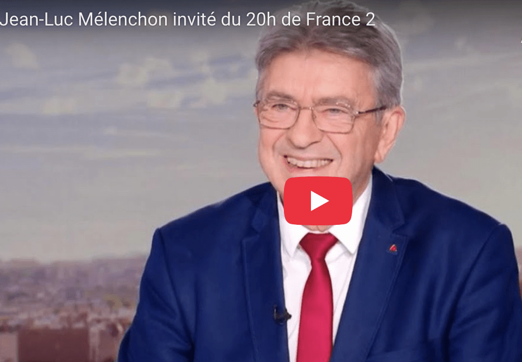 Jean-Luc Mélenchon invité du 20h de France 2