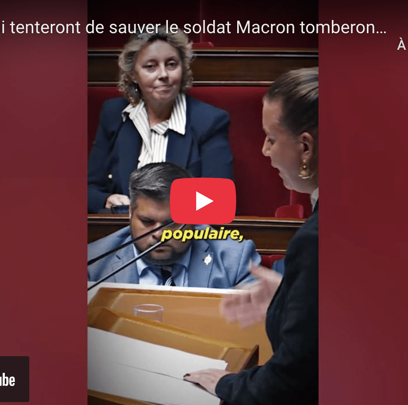 Tous ceux qui tenteront de sauver le soldat Macron tomberont avec lui !