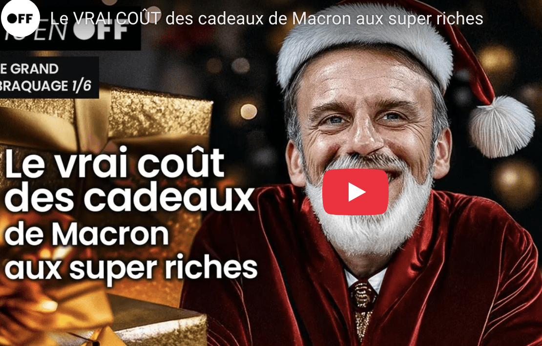 Cadeaux de Macron aux super riches