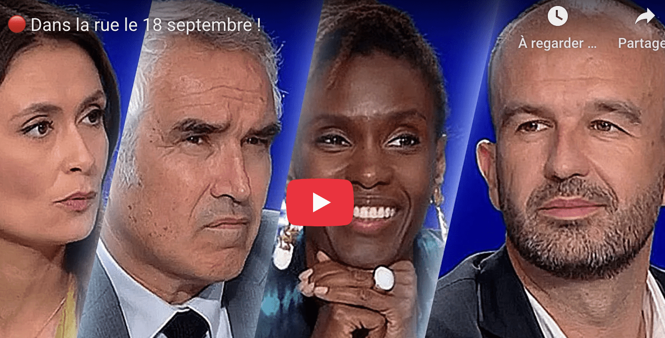 Dans la rue le 18 septembre