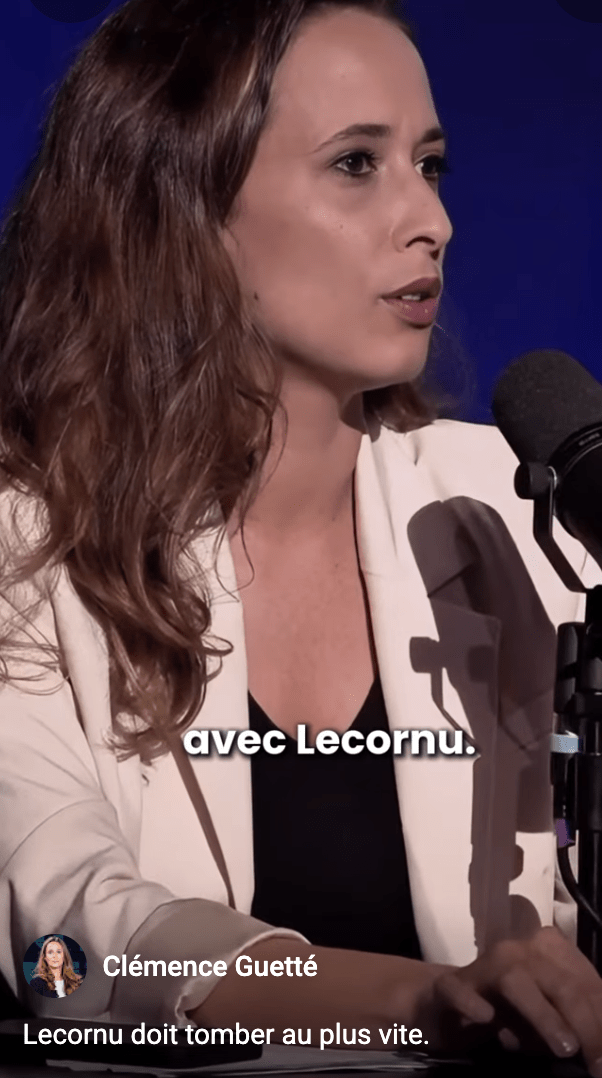 Lecornu doit tomber au plus vite