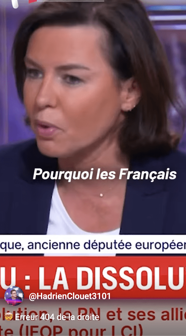 Erreur 404 de la droite