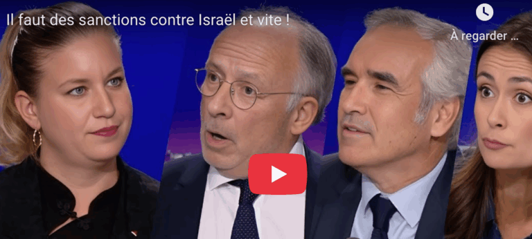 sanctions contre Israël