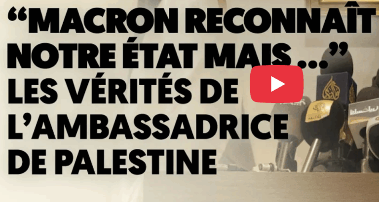 l'ambassadrice de Palestine