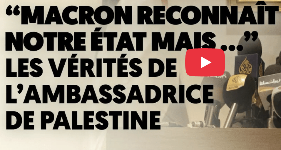 L’ambassadrice de Palestine