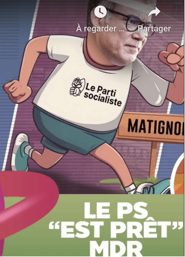 Le PS prêt MDR !