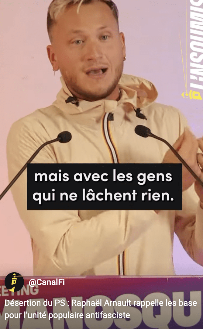 Désertion du PS
