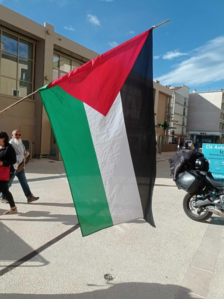 drapeau palestinien le 4 octobre
