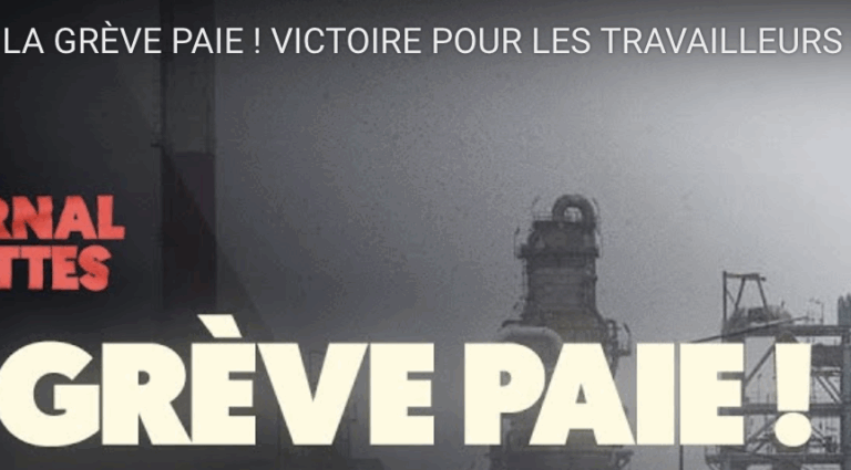 La grève paie