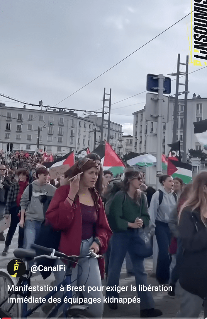 Manifestation à Brest
