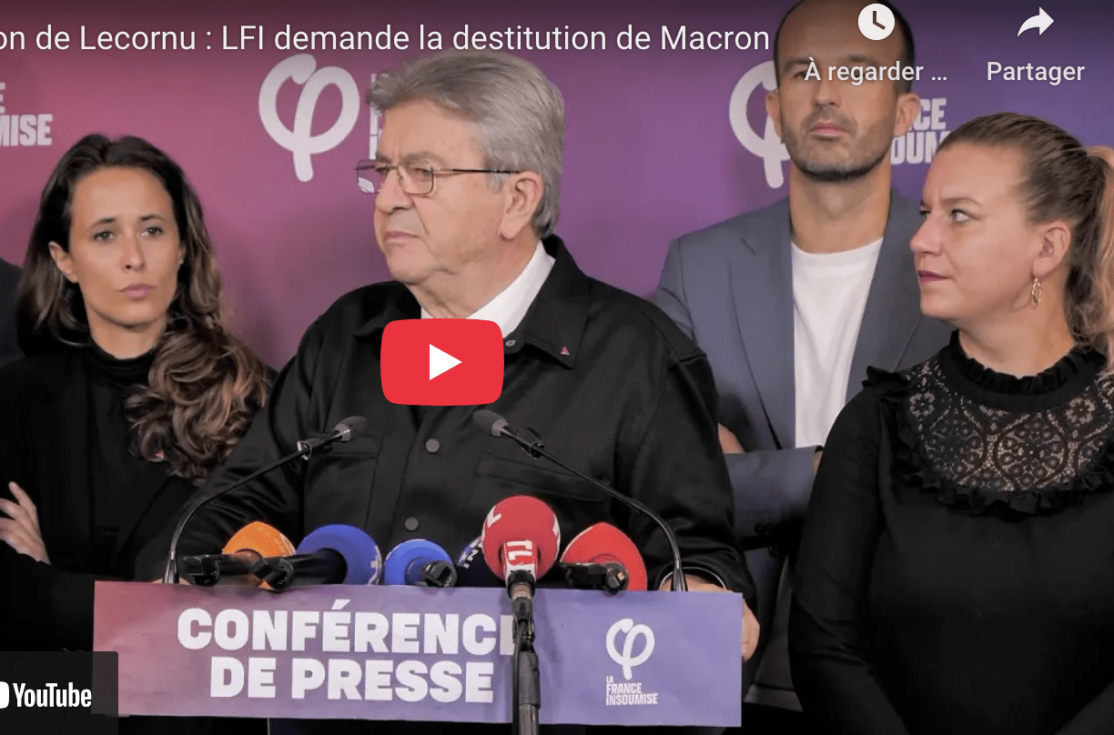 Démission de Lecornu