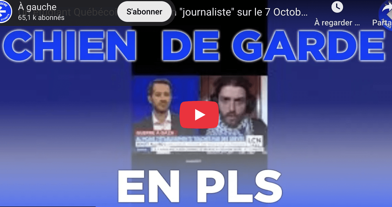 étudiant Québécois