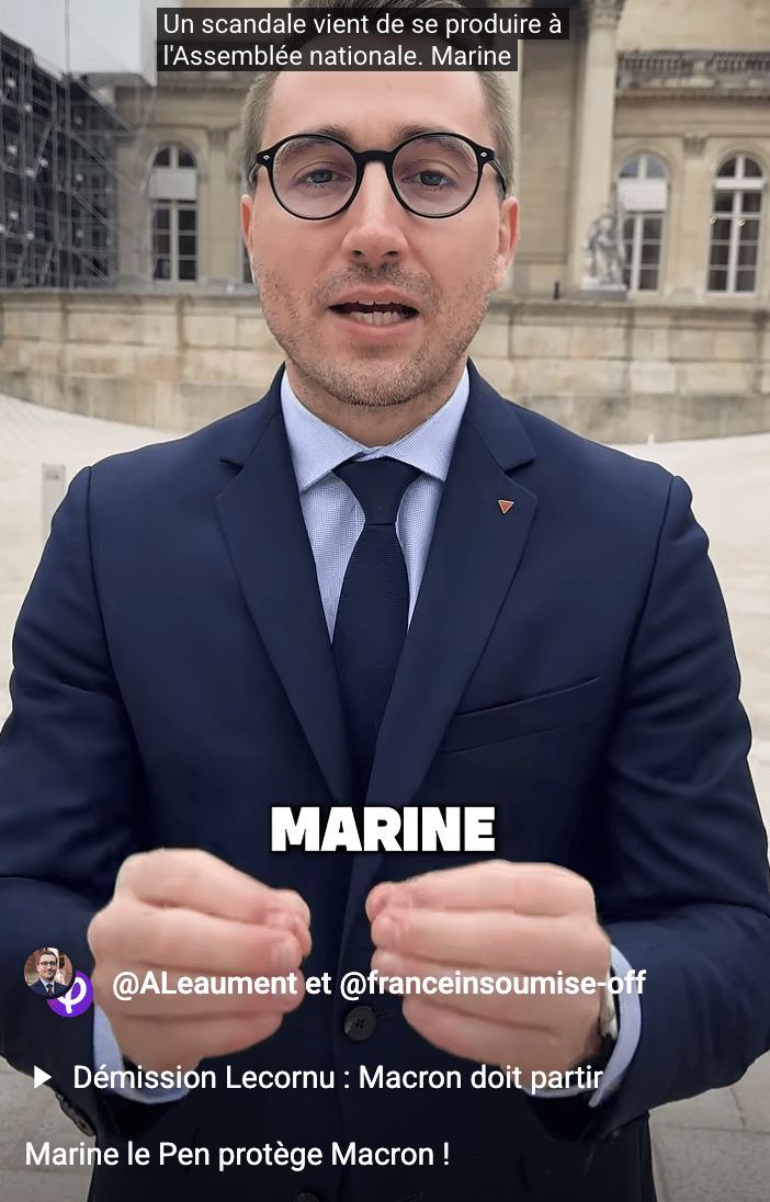 Le Pen protège Macron