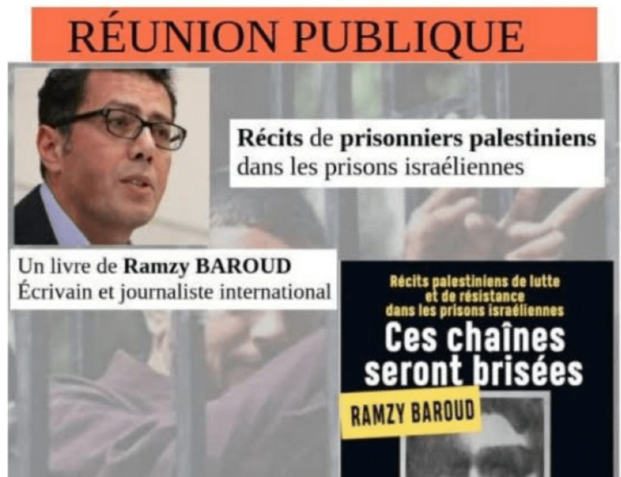 Récits de prisoniers palestiniens, Ganges 21 octobre 2025