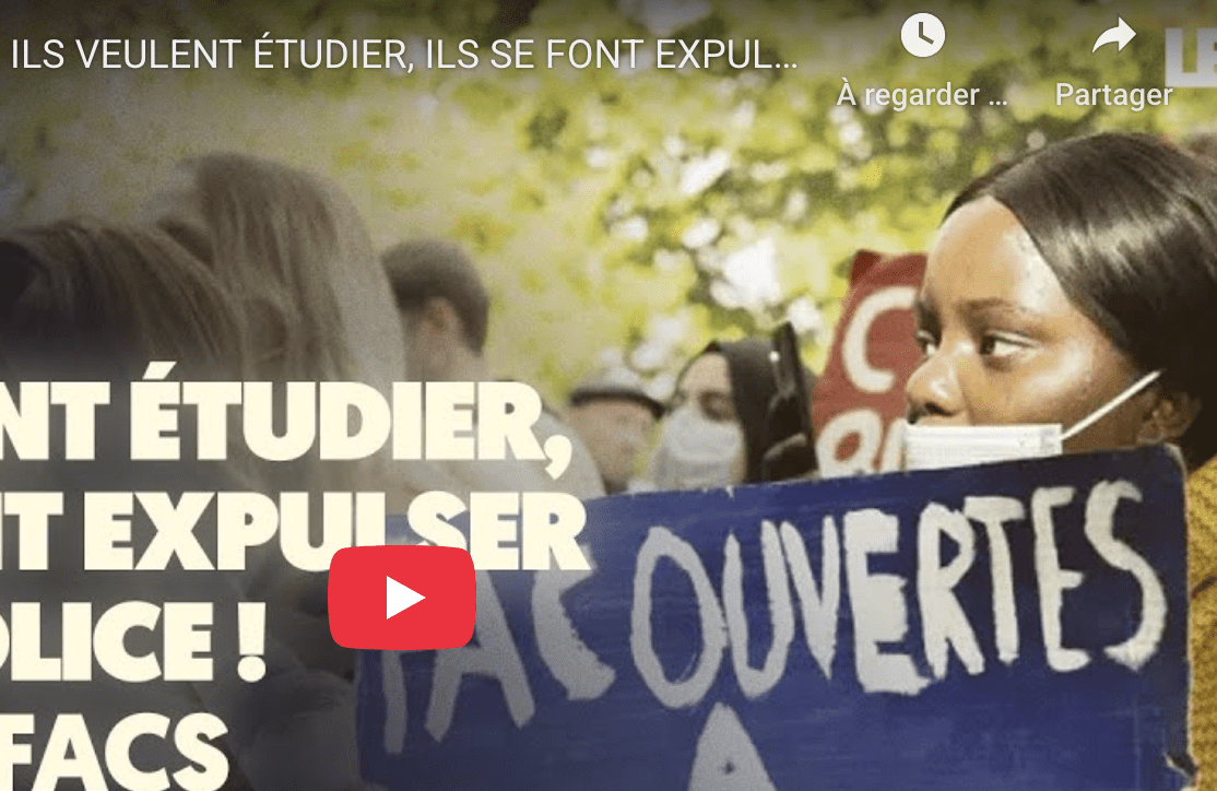 Les sans-facs en lutte