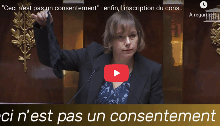 l'inscription du consentement dans la loi