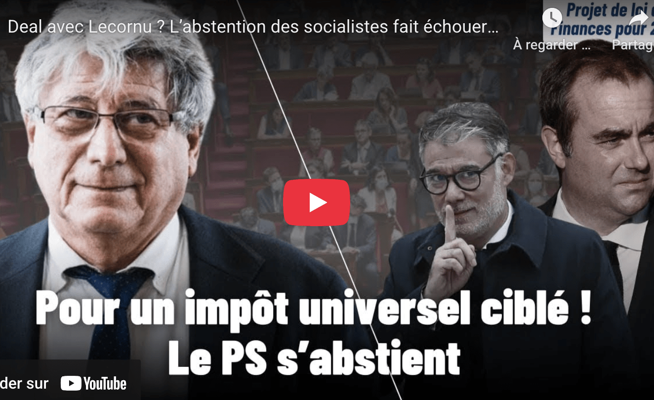 Deal de la direction du PS avec Lecornu ?