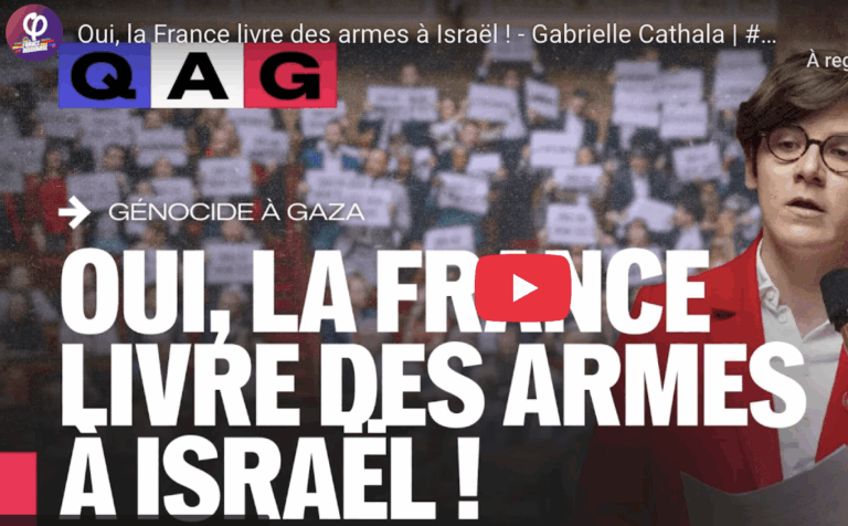 La France livre des armes à Israël