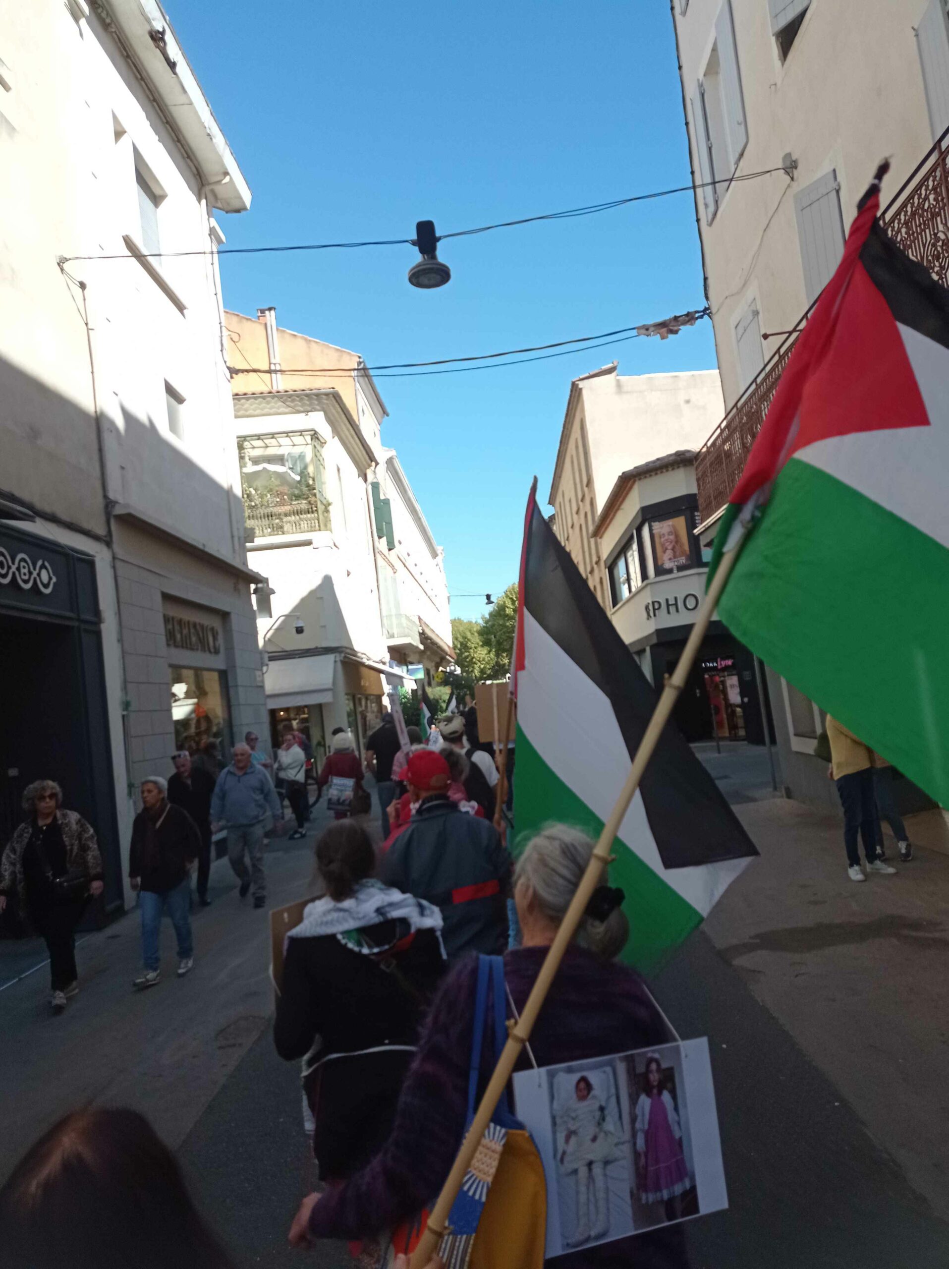 Manifestations pour Gaza à Alès